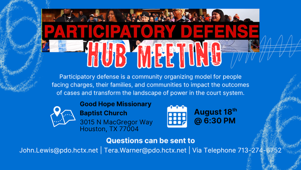 Participatory Defense Hub - aug 18